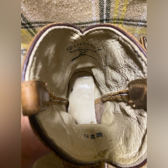 Quincy Boots Kids Leather Cowboy with Embroidered Floral Design - Picture 4 of 10